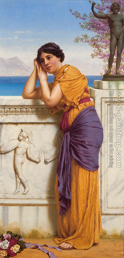 John William Godward : Rich Gifts Wax Poor When Lovers Prove Unkind